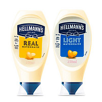 黑卡会员：HELLMANN'S 好乐门 西班牙进口蛋黄酱三明治蔬菜水果2瓶组合