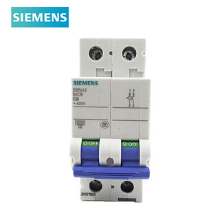 PLUS会员：SIEMENS 西门子 空气开关5SN4220-8CN | D20A 2P 10KA |  家用总闸空开断路器