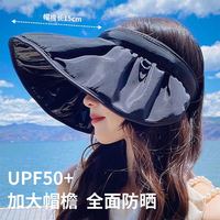 COFIDIS 科菲迪斯 UPF50+黑胶空顶太阳帽贝壳发箍帽