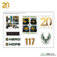FANTHFUL 光环HALO 20周年纪念贴纸套装 主机电脑装饰游戏周边