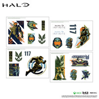 光环HALO 贴纸套装 主机电脑装饰 士官长游戏周边