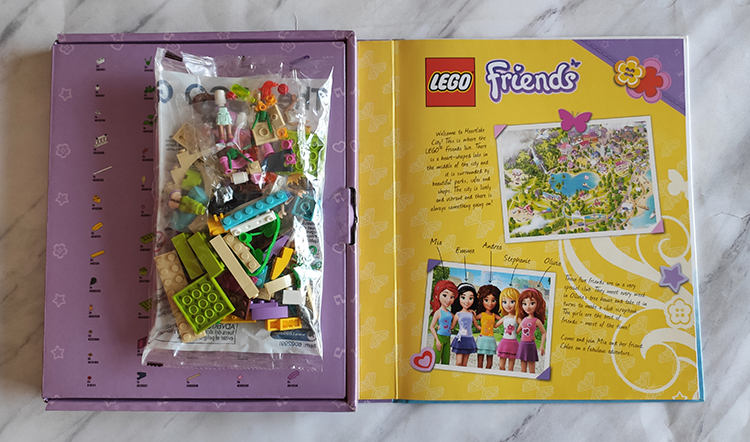 英文原版 LEGO Friends Brickmaster 乐高好朋友之心湖市大寻宝 手工DIY玩具操作书 附砖块配件