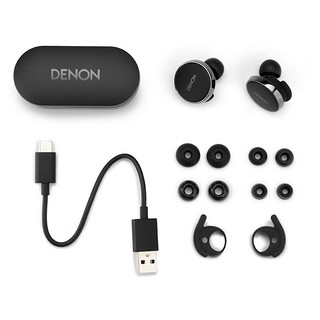 DENON 天龙 PerL Pro AH-C15PL 入耳式入耳式动圈主动降噪蓝牙耳机 黑色