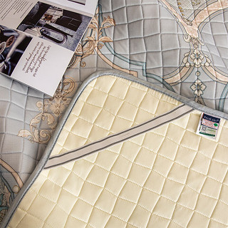 RoyalLatex泰国皇家乳胶凉席三件套 冰丝凉感软席天然防螨垫可水洗机洗 欧式 1.2m*2.0m