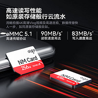 aigo 爱国者 256GB NM存储卡