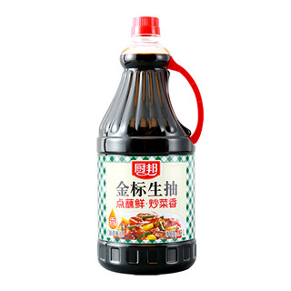 88VIP：厨邦 金标生抽1.9L/罐特级生抽调味品酿造蒸鱼美味鲜调料炒菜凉拌