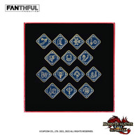 FANTHFUL 怪物猎人崛起曙光 全武器金属徽章套装 怪猎游戏周边