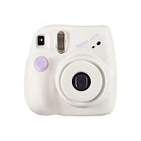 INSTAX 富士instax立拍立得 一次成像相机 mini7+（mini7c/s升级款）白