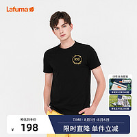 Lafuma 乐飞叶 户外纯色百搭男短袖T恤夏季简约圆领上衣LMTS1BS54Y