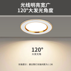 顶者 筒灯 体验款5W白光 4只装
