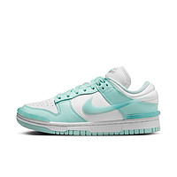 NIKE 耐克 Dunk Low Twist 女子运动板鞋 DZ2794-101 山峰白/冰翡翠蓝 42