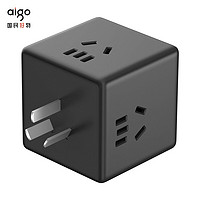 PLUS会员、有券的上：aigo 爱国者 BZ0331MB PD快充魔方转换器 20W 1转3位+2USB+Type-C口