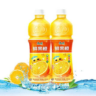 康师傅果汁饮料500ml*9瓶/15瓶水蜜桃鲜果橙水晶葡萄多组合混搭果汁达人 鲜果橙*15瓶