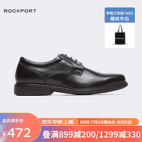 ROCKPORT 乐步 Charles Road系列 男士德比鞋 V80553 黑色 43