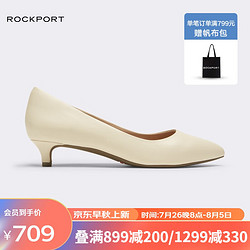 ROCKPORT 乐步 女鞋优雅舒适日常通勤职场商务尖头细跟小猫跟低跟鞋CI9985 CI9985 35