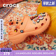 crocs 卡骆驰 洞洞鞋女鞋经典云朵老爹鞋拖鞋一脚蹬小白鞋206750 木瓜红-83E