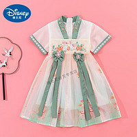 Disney 迪士尼 女童汉服连衣裙国风公主裙