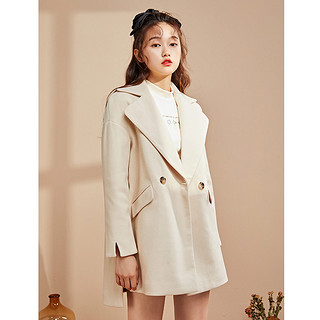 秋季新品潮流时尚韩版女款休闲长款大衣外套