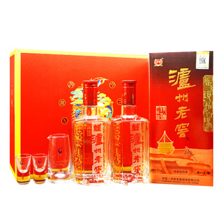 泸州老窖（LUZHOULAOJIAO）头曲礼盒组合装 一帆风顺+虎虎生风头曲 500ml*2+500ml*2