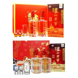 泸州老窖（LUZHOULAOJIAO）头曲礼盒组合装 一帆风顺+虎虎生风头曲 500ml*2+500ml*2