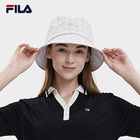 FILA 斐乐 官方圆帽情侣款2023秋新款女帽休闲帽遮阳盆帽渔夫帽男