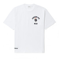 补贴购：:CHOCOOLATE 男士小熊刺绣T恤 B1XTEC1353XSKWHX