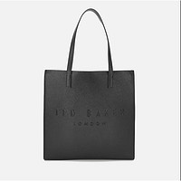 TED BAKER Soocon 大号仿十字划纹皮革手提包