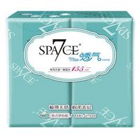 有券的上、PLUS会员：SPACE7 七度空间 透气丝柔极薄日用卫生巾 155mm*20片