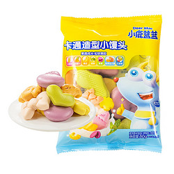 Deer Blue 小鹿蓝蓝 卡通造型小馒头儿童早餐包子馒头速冻面点新鲜果蔬方便速食80g