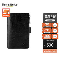 Samsonite 新秀丽 男士牛皮革钥匙包时尚大环扣多功能钱夹礼盒装 NQ1*09024