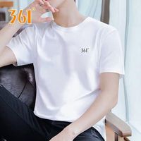 361°男装短袖t桖夏季新款男士透气上衣361度官方旗舰正品速干体恤