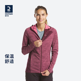 DECATHLON 迪卡侬 官方摇粒绒外套女新款运动绒衣秋户外保暖上衣抓绒衣ODT1