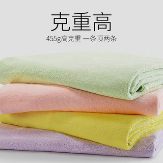 洁丽雅大浴巾加厚成人家用吸水速干男女夏天洗澡大毛巾情侣款纯色