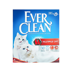 EVER CLEAN 铂钻 膨润土猫砂 小红盒 5.4kg