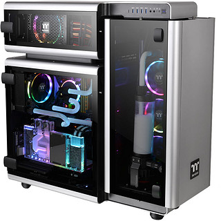 Thermaltake 曜越 Tt台式机电脑水冷主机箱Level 20保时捷设计跑车概念铝制机壳