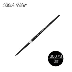 Black Velvet 黑天鹅 松鼠毛水彩笔 圆头水彩画笔 绘画勾线笔 3007S系列 3007S 8#