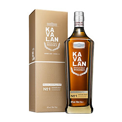 Kavalan 噶玛兰 珍选1号 单一麦芽 中国威士忌 700ml 单瓶装