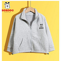 BoBDoG 巴布豆 儿童外套洋气时尚潮酷春秋百搭学院风外套BCQ3ZW988