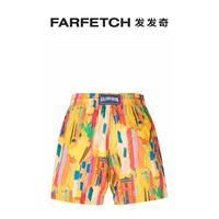 VILEBREQUIN 男士插画印花泳裤FARFETCH发发奇
