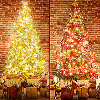 优情优意 圣诞树饰品家用圣诞节装饰饰品套餐1.8米1.2米1.5米2.1米2.4米3米