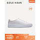 COLE HAAN 歌涵 colehaan/歌涵男鞋休闲鞋23年春季新款透气厚底小白鞋板鞋C36656 白色C36656 40