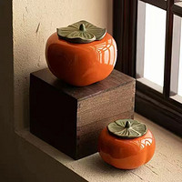 移动专享、移动端：柿子茶叶罐收纳盒