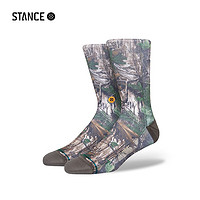 STANCE 斯坦斯 Realtree迷彩休闲袜男女中筒袜子春季舒适 迷彩色 L