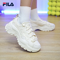 抖音超值购：FILA 斐乐 女鞋夏季新款鱼刺鞋时尚帆布鞋