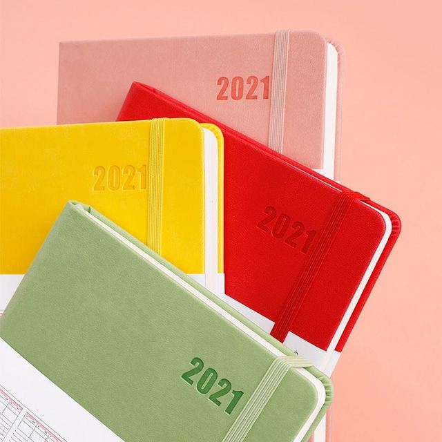 paperideas 手账2021日程本A5周计划24小时时间轴周历计划效率手册