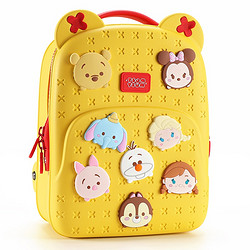 Disney 迪士尼 松松儿童书包幼儿园3-6岁男女童可爱外出送礼背包潮ST80122黄色