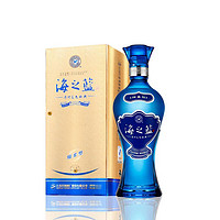 YANGHE 洋河 海之蓝 蓝色经典 52%vol 浓香型白酒 375ml 单瓶装