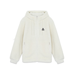 le coq sportif 乐卡克 法国公鸡情侣款外套带帽运动休闲加厚服仿羊羔绒外套男女款