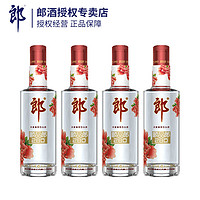 LANGJIU 郎酒 顺品郎280红顺 兼香型白酒45度280ml*4