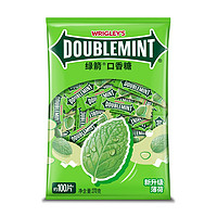 抖音超值购：DOUBLEMINT 绿箭 口香糖原味薄荷约100片